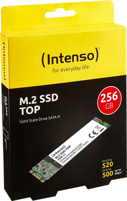 Intenso Top Performance SSD 256GB, M.2 2280 / B-M-Key / SATA 6Gb/s