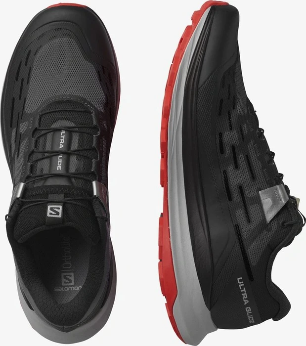 Salomon Ultra Glide black/alloy/goji berry (Herren)