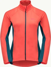 Jack Wolfskin Morobbia FZ Fahrradjacke hot coral (Damen)
