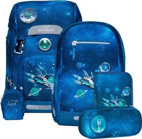 Beckmann Classic Galaxy Schulrucksack-Set, 6-tlg.