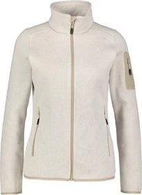 CMP Knit Tech Melange Fleece Jacke vanilla/white (Damen)