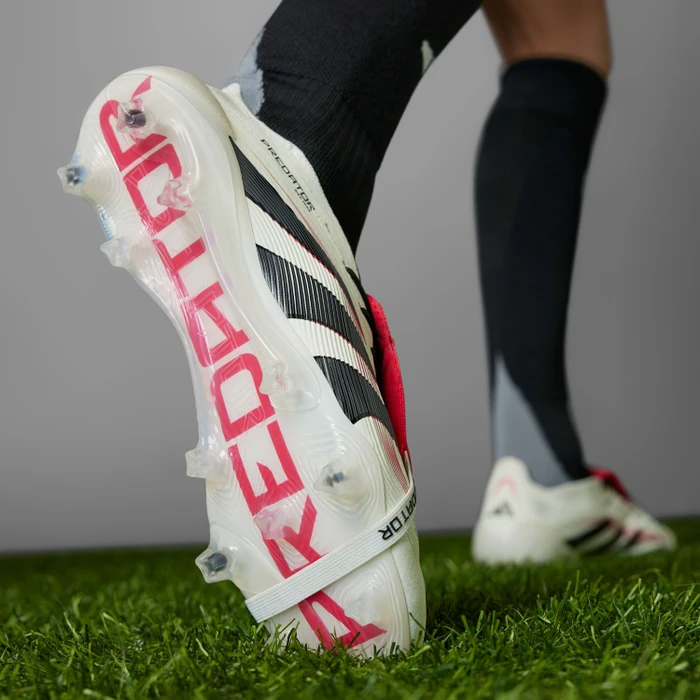 adidas Predator Elite Fold-Over Tongue FG off white/core black/pure ruby