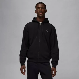 Nike Jordan Brooklyn Fleece Hoodie schwarz/weiß