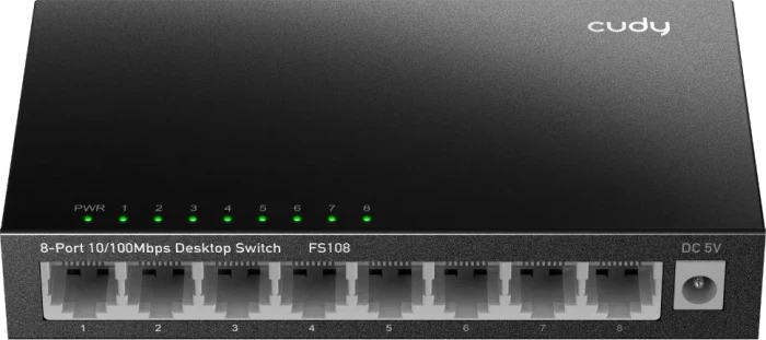 Cudy FS10 Desktop Switch, 8x RJ-45