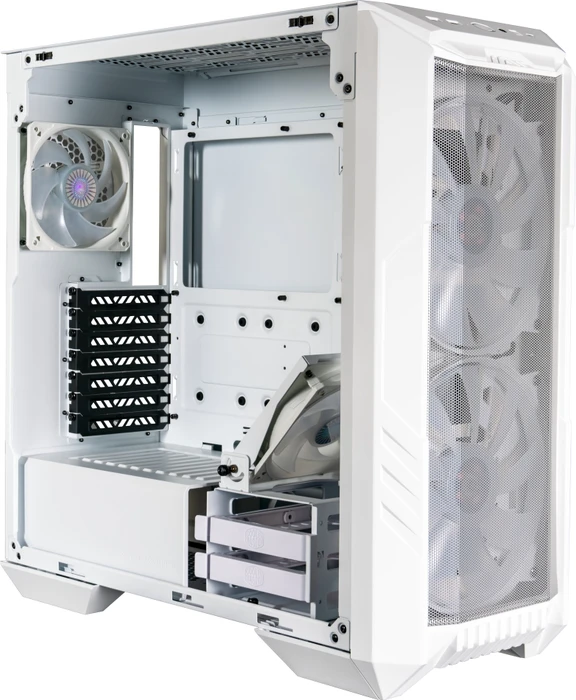 Cooler Master HAF 500, weiß, Glasfenster