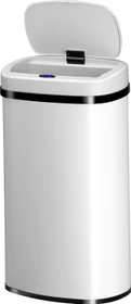Juskys Mülleimer eckig 60l weiß
