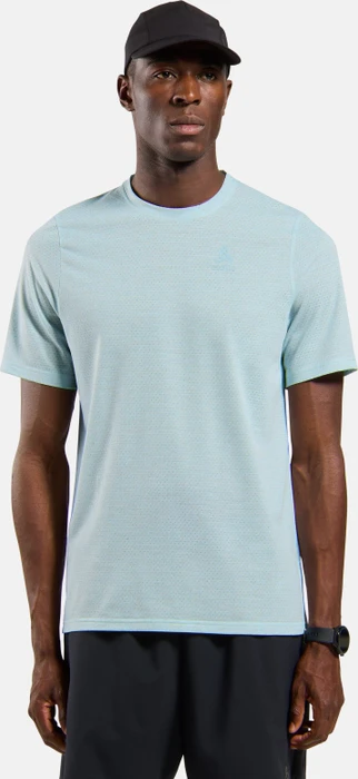 Odlo Active 365 Linencool Laufshirt kurzarm baby blue melange (Herren)