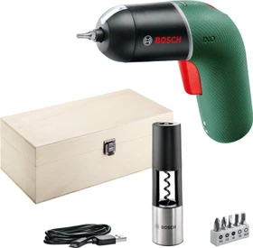 Bosch DIY Ixo VI Vino Set grün Akku-Schrauber inkl. Werkzeugbox + Akku 1.5Ah + Zubehör