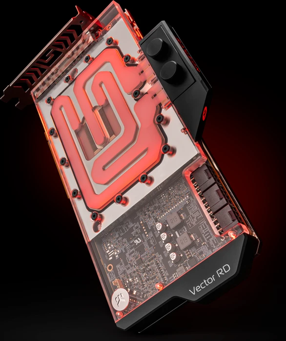 EK Water Blocks Quantum Line EK-Quantum Vector Red Devil RX 6800/6900 D-RGB, Nickel, Acryl
