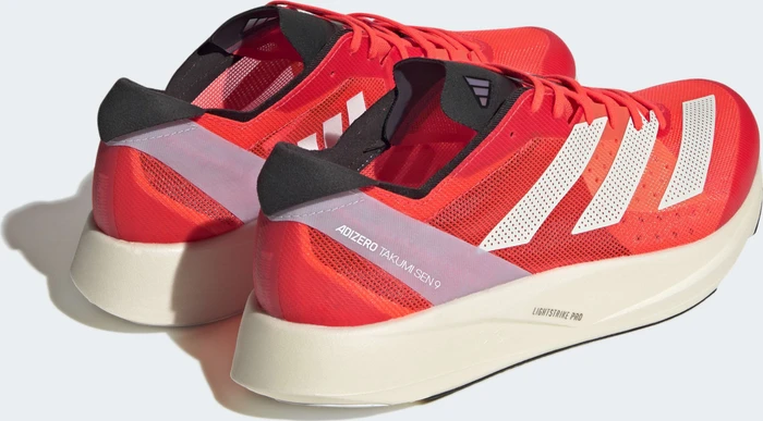 adidas Adizero Takumi Sen 9 solar red/zero metalic/coral fusion (Herren)