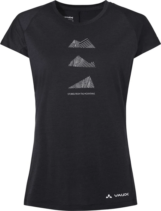 Vaude Tekoa Wool Funktionsshirt kurzarm schwarz (Damen)