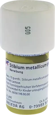 Weleda Stibium metallicum praeparatum D10 Trituration Pulver, 20g