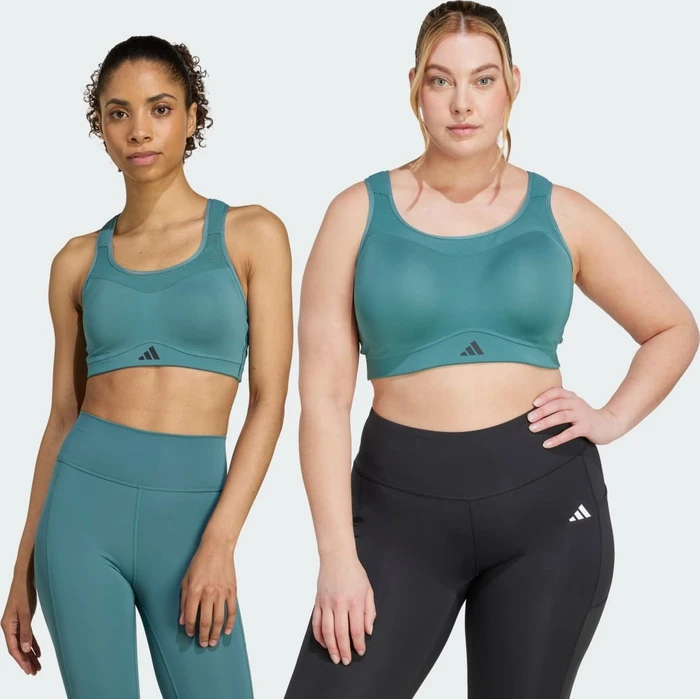 adidas TLRD Impact Training High Support Sport-BH preloved teal (Damen)