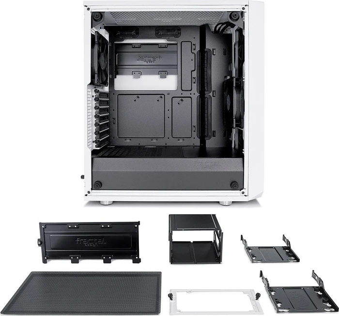 Fractal Design Meshify C White, Glasfenster