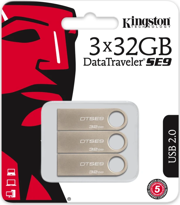 Kingston DataTraveler SE9 32GB, USB-A, USB 2.0