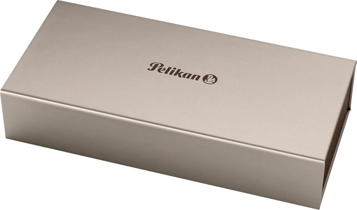 Pelikan Souverän M400 schwarz/blau, rechte Hand, mittel, Geschenkbox