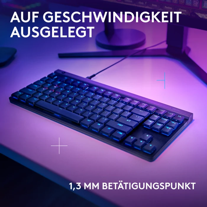 Logitech G515 TKL, schwarz, GL TACTILE, USB, DE