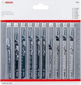Bosch Professional Wood Stichsägeblatt-Set, 10-tlg.