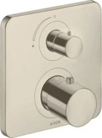 Hansgrohe Axor Citterio M Thermostat mit Absperrventil brushed nickel