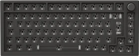 Glorious GMMK Pro 75% Layout Barebone Tastatur, Black Slate schwarz, ISO