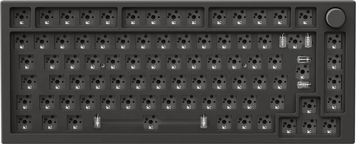 Glorious GMMK Pro 75% Layout Barebone Tastatur, Black Slate schwarz, ISO