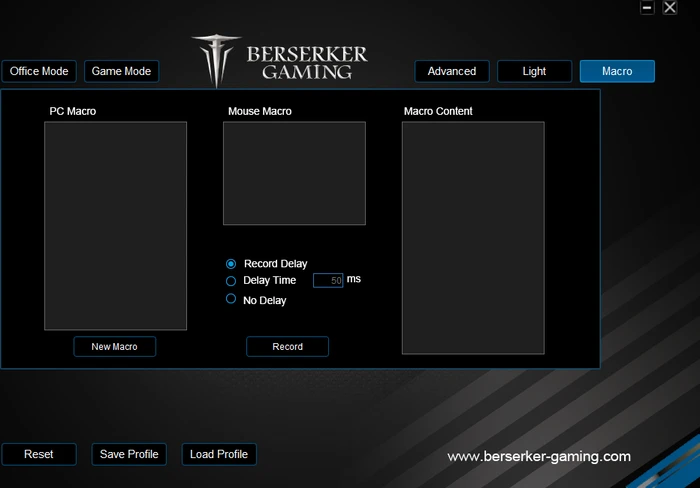 Berserker Gaming Svipdag S3 Gaming Mouse, USB