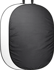 Walimex Pro Falthintergrund schwarz/weiß 200x300
