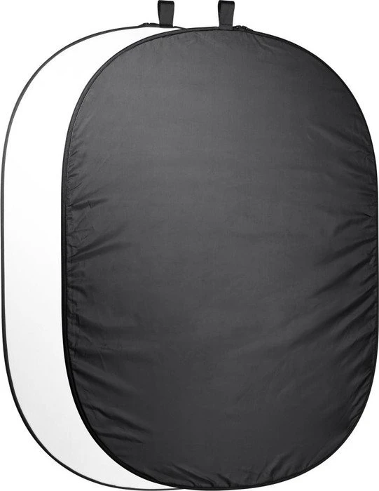 Walimex Pro Falthintergrund schwarz/weiß 200x300