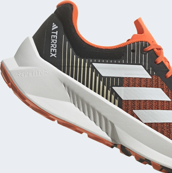 adidas Terrex Soulstride Flow core black/crystal white/impact orange (Herren)