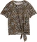 Tom Tailor Knoten-Detail T-Shirt kurzarm leo print (Damen) Vorschaubild