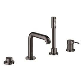 Grohe Essence 4-Loch Einhand-Wannenkombination hard graphite