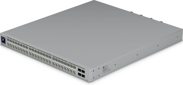 Ubiquiti Enterprise Campus 48S PoE Rackmount 2.5G Managed Stacking Switch, 48x RJ-45, 4x SFP28, 2150W PoE++