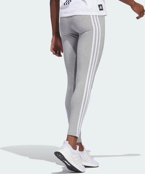 adidas Future Icons 3-Streifen Hose lang medium grey heather (Damen)