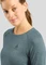 Odlo Essential Seamless Funktionsshirt langarm provincial blue melange (Damen) Vorschaubild