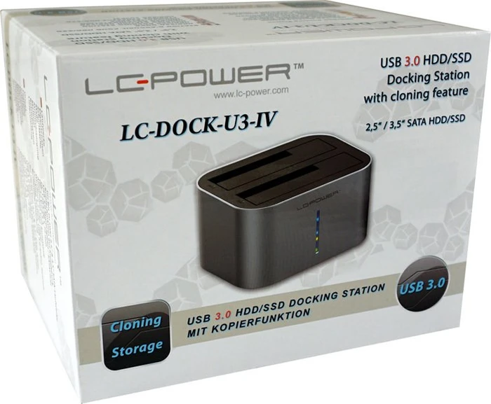 LC-Power LC-DOCK-U3-IV Dockingstation, USB-B 3.0