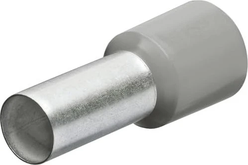 Knipex Aderendhülsen mit Kunststoffkragen 0.75mm² grau 200 Stück