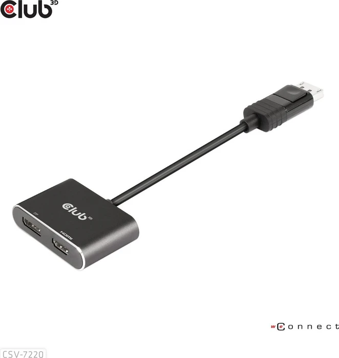 Club 3D DisplayPort 1.4 [Stecker} auf 1x DisplayPort [Buchse] und 1x HDMI [Buchse]