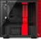 NZXT H200i, schwarz/rot, Glasfenster, Mini-ITX Vorschaubild