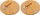 Kesper Pizzateller Bambus inkl. Pizzaschneider 32cm (58462)