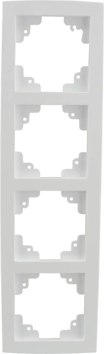 uniTEC IMOLA Serie 305 Abdeckrahmen 4-fach, ultraweiß