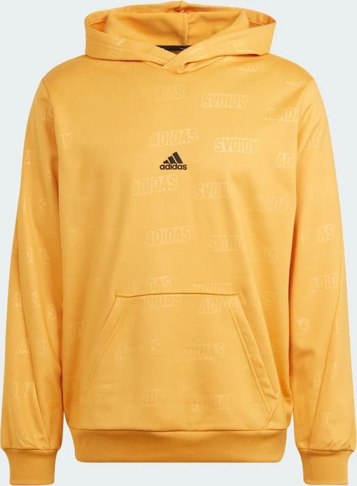 adidas Embossed Hoodie preloved yellow (Herren)