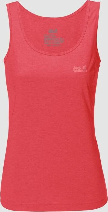 Jack Wolfskin Crosstrail Funktionsshirt ärmellos tulip red (Damen)