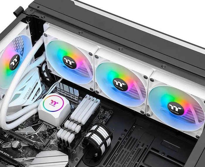 Thermaltake TH420 ARGB Sync Snow Edition, weiß