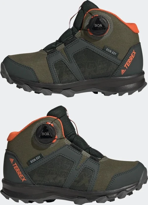 adidas Terrex Agravic BOA Mid Rain.RDY shadow green/pulse olive/impact orange (Junior)