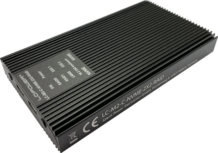 LC-Power LC-M2-C-NVME-2X2-RAID, USB-C 3.2