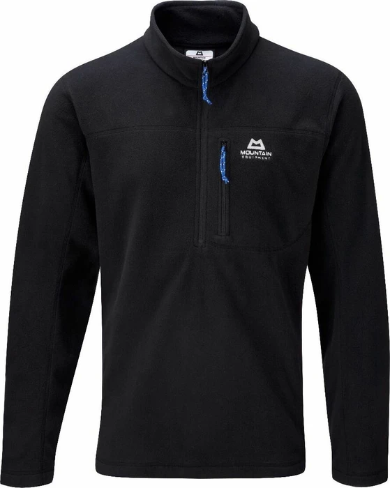 Mountain Equipment Micro Zip-T Funktionsshirt langarm schwarz (Herren)