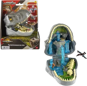 Mattel Jurassic World - Rebirth Kleines Abenteuer-Spielset T-Rex Kopf