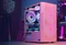 AeroCool Trinity Mini Pink, rosa, Lüfter LED RGB, Glasfenster Vorschaubild
