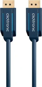 Clicktronic Casual DisplayPort 1.2 Kabel blau, 1m