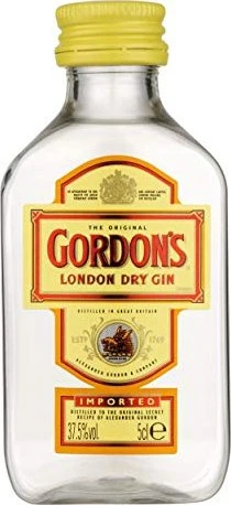 Gordon's Dry 37.5%vol 50ml